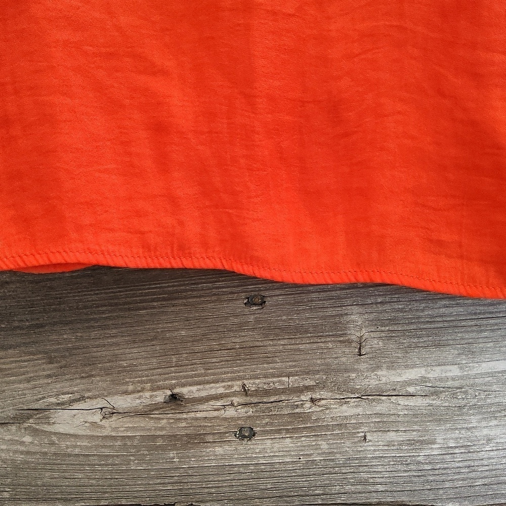 RACHEL Rachel Roy Orange Blouse Size Large - Picture 7 of 8